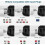 Schweiz Typ J Steckeradapter 3er-Pack Universal-Reiseadapter 3