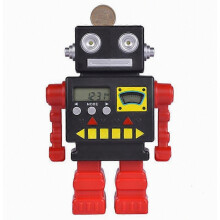 Tirelire robot compte-pièces automatique de dessin animé pour enfants (version USD)