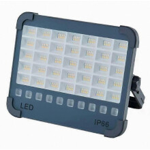 Draagbare, oplaadbare schijnwerper op zonne-energie met 300 LED's, 6000W, superheldere noodlamp voor buiten, camping en meer.
