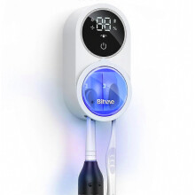 BITVAE X122 Infraroodsensor Tandenborstelsterilisator Reiniger Wandmontage UV-desinfectie Tandenborsteldroger met Smart LED-scherm