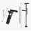 folding walking cane for elderly with led and alarm 3