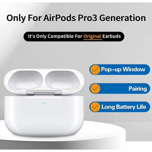 For Apple AirPods Pro 3 Charging Box with USB-C Interface 680mAh Wireless Bluetooth-compatible Earph 2