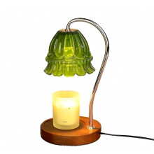 Lampe chauffe-bougie avec minuterie, lampe chauffe-bougie électrique, cadeau d'anniversaire pour femme, maman, amie (prise US).