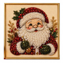 DIY-Weihnachts-Diamantmalerei-Set mit Rahmen (20 x 20 cm)