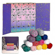 Calendrier de l'Avent 2026 de la Crochet Society, 25 jours de projets au crochet avec tutoriels, coffrets cadeaux de calendrier de l'Av