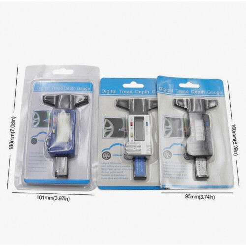 Digitales Reifenprofiltiefenmessgerät 0–25,4 mm/Zoll 2