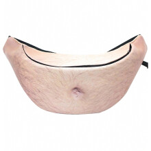 Vyötärölaukku Unisex 3D-keinoolutvatsa-lihaspeppu matkustamiseen ja juoksuun