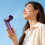 Mini Lipstick Shape Handheld Fan 199-Speed Adjustable Digital Display Silent Cooling Fan Built-in LED Light 5