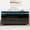 HOMAIRE Black LED Sideboard 2 Doors 3 Drawers 4