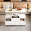 HOMAIRE Lift-Top Coffee Table White 100x50cm 5