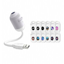 Kerstcadeau: 12-in-1 USB HD Galaxy sterrenprojectielamp, LED-nachtlampje met sfeerverlichting, plug-and-play sterrenprojector en LED-na