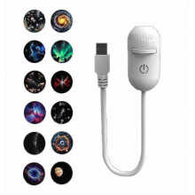 Galaxy Projection nočné svetlo USB dotykové ovládanie hviezdny projektor flexibilný otočný, vianočný darček pre deti