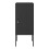 Table de chevet table de nuit commode meuble de rangement avec poignée à gauche acier 4