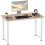 Computer Desk, Writing Table, 120 x 60 x 76cm Workstation for Home Office, Study with Metal Frame, Simple Assembly, White 1