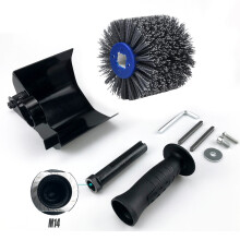 (M14) Multi-Purpose Angle Grinder Polishing Wheel, Grinding & Polishing Accessory, Wire Drawing Wheel M10 M14