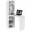Three-Part Work Desk, with Storage and Writing Board - White 1