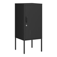 Mesa de noche mesita de noche cómoda mueble de almacenamiento con asa a la izquierda de acero