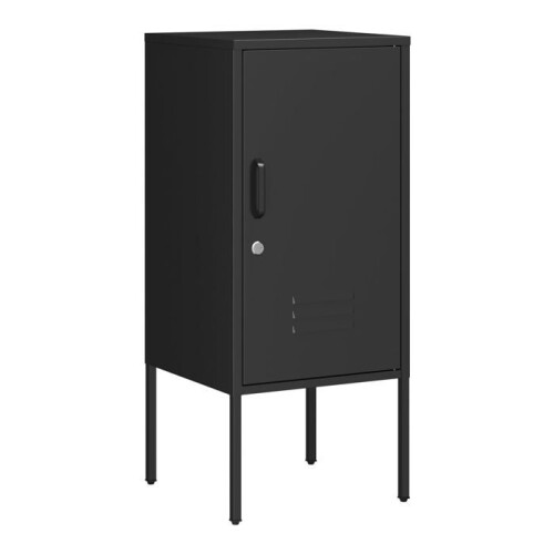 Table de chevet table de nuit commode meuble de rangement avec poignée à gauche acier