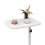 C Shaped End Table Side Table Sofa Table 40x30x72cm White 5