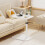 C Shaped End Table Side Table Sofa Table 40x30x72cm White 8