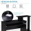 Computer Desk with Sliding Keyboard Tray Storage Drawer Shelf Home Office Workstation Black 7