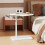 C Shaped End Table Side Table Sofa Table 40x30x72cm White 9