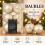 12 Christmas Tree Baubles Pearl Gold 2