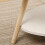 2-Tier Couch Side Table Sofa Table Triangle Couch Side Tables for Living Room White 3