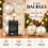 48 Christmas Tree Baubles Pearl Gold 2