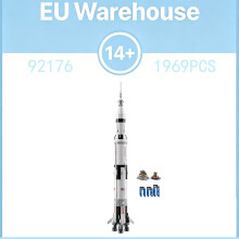 1969 Pièces de Décoration de Chambre, Fusées Spatiales et Blocs de Construction Univers, Compatible Set 92176