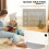 2000W Electric Convector Heater, Freestanding or Wall Mounted, Space Heater with Adjustable Thermostat, Timer, White 7