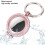 Pink Tracker Phone Case Cover, Scratch Resistant Protective Case with Keychain for Bluetooth Tracker Devices, Easy to Use and Store 3