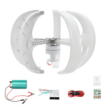(24V) 5 Blades Wind Turbine Generator 12V 24V 300W Permanent Magnet with Charge Controller High Energy Utilization Reliable Operation