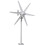 (12V) Wind Controller 6-Blade Wind Turbine 3000W(Peak) Inverter Advanced Auto-Charging 12V/24V Efficient Wind Energy Conversion Easy Installation 9