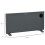 2000W Electric Convector Heater, Freestanding or Wall Mounted, Space Heater with Adjustable Thermostat, Timer, Grey 5