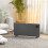 2000W Electric Convector Heater, Freestanding or Wall Mounted, Space Heater with Adjustable Thermostat, Timer, Grey 3