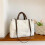 (White) Autumn and winter furry embossed letter bag 1