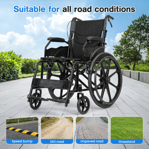 Foldable Lightweight Self Propelled Wheelchair 1