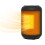 1500W Ceramic Electric Heater with Fan, Timer, Oscillation - Black 2