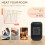 1500W Ceramic Electric Heater with Fan, Timer, Oscillation - Black 7