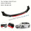 Car Front Bumper Lip Splitter Universal Aerodynamic Body Kit Spoiler Diffuser Protector Impact-Resistant Enhances Downforce Stylish 4