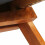 Relax chair foldable genuine leather brown 9