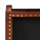 Relax chair foldable genuine leather brown 4