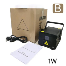 (1w) 500mw 1W 2W Animation RGB laser light ILDA sound AUTO DMX DJ stage full colour