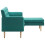 Bench L-shaped 171.5x138x81.5 cm fabric green 7
