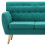 Bench L-shaped 171.5x138x81.5 cm fabric green 8