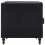 Three Seater Chesterfield Style Leatherette Upholstery Black 8