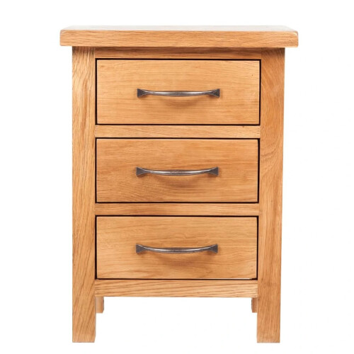 Nightstands 2 pcs 15.8"x11.8"x21.3" Solid Oak Wood 2