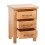 Nightstands 2 pcs 15.8"x11.8"x21.3" Solid Oak Wood 5