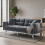 Modern Velvet Sofa Bed 2 Seater Click Clack Sofa 1